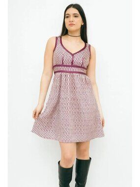 Proenza Schouler silk purple and white polka dot dress size 11